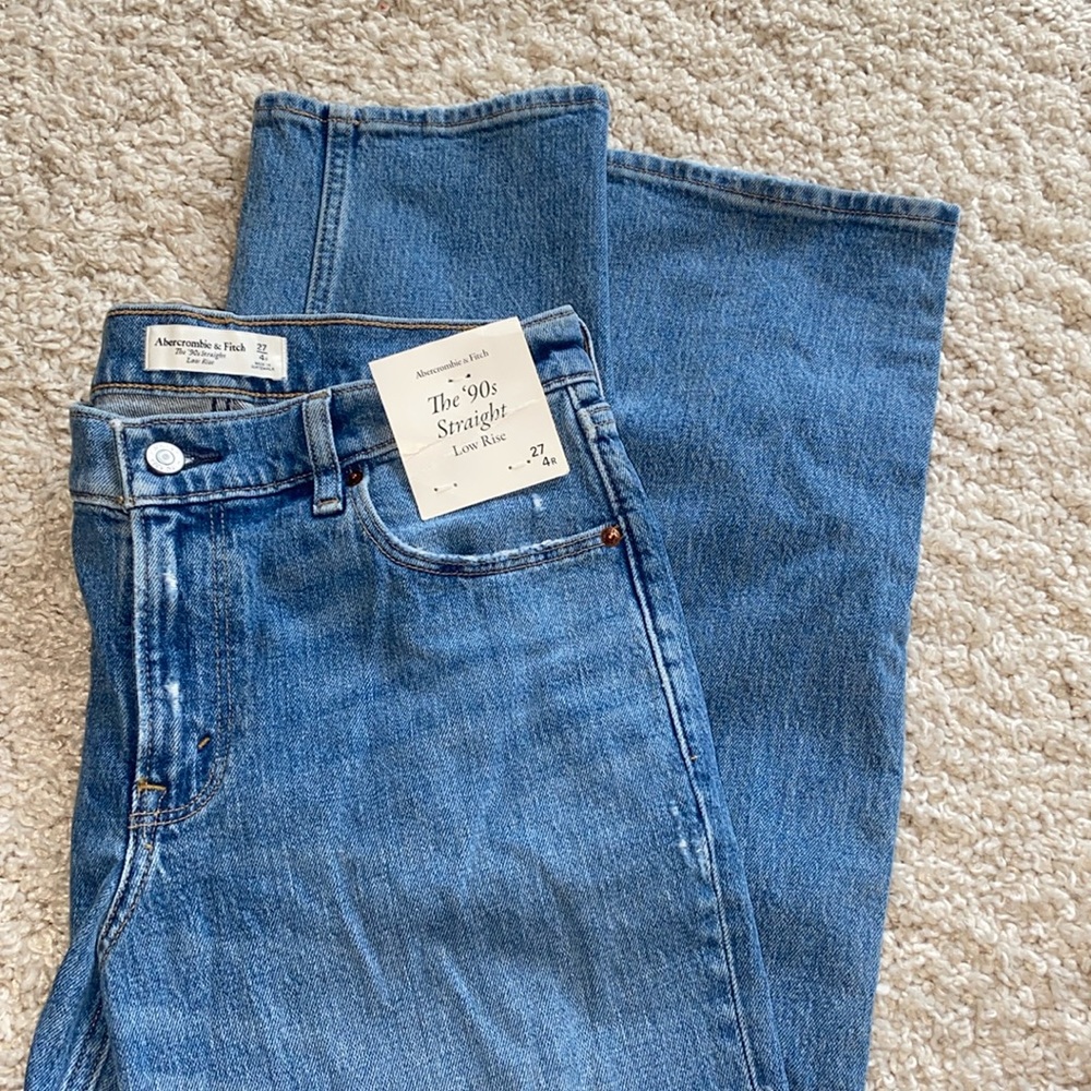 Abercrombie Low Rise 90s Straight Jean